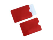 ETUI NA KARTY ZBLIŻENIOWE RFID ANTYKRADZIEŻOWE x4 (czerwone) VERK GRUP