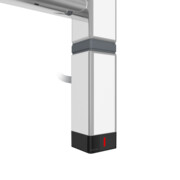 Grzałka One K30x30 400W Kolor Chrom z Maskownicą Terma