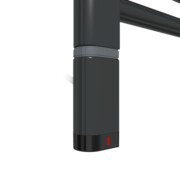 Grzałka One D30x40 Lewy 600W Kolor Czarny z Kablem Spiralnym Terma