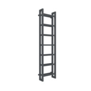 STAND 1610x400 Metallic Black SX Terma