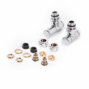 Zestaw Kątowy CYLINDER Chrom Carlo Poletti