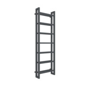 STAND 1610x500 Metallic Black SX Terma