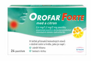 Orofar Forte miód i cytryna 0.6 mg/1.2mg/2mg past.24