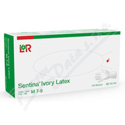 Rukavice vyšetřovací Sentina Ivory latex M 100ks _SR8-T