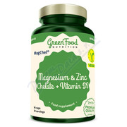 GreenFood Magnesium&Zinc Chelate+Vitamin D3 cps.90 _GR7-CZ