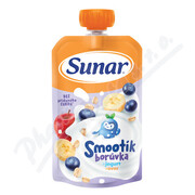 Sunar Kapsička Smootík borův.jogurt oves 12m+ 120g