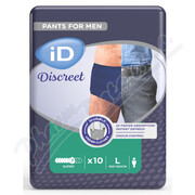 iD Discreet Pants for Man Super L modré 10ks _ONX-B