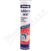 MedPharma Ocet jabłkowy+wit.C+Inulina tbl.eff.20