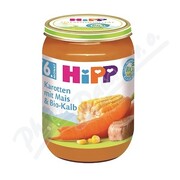 HiPP BABY BIO Marchew z kukurydzą z BIO cielęciną 190g