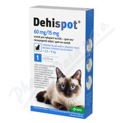 Dehispot 60mg/15mg spot-on 1x0.70ml