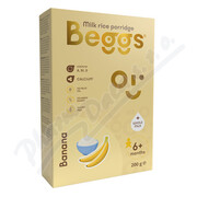 Beggs Mléčná rýžová kaše banánová 200g 6m+