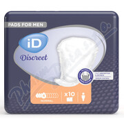 iD Discreet Pads for Men Level 1+ Normal 10ks _ONX-B