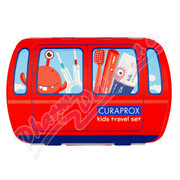 CURAPROX Kids Travel set cestovní sada červená _CUA-CH