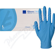 ABENA Rukavice vyš.Nitril Clas.L nepudr.modré 30ks