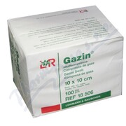 Gáza hydrofil.skl.kompr.Gazin 8vr.10x10cm/100ks _DRG-RC