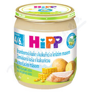 HiPP BABY BIO Ziemn.puree z kukurydz. i indykiem 125g