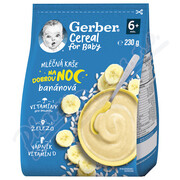 Gerber Cereal Ml.kaše na dobrou noc banán.230g 6m+