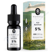 Hemnia CBD Konopný olej 5% 500mg 10ml _HE4-EU