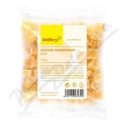 Zázvor kandovaný kostky 100g Wolfberry