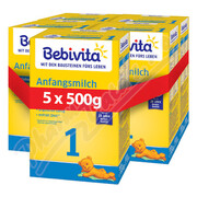 Bebivita 1 mléčná kojenecká výživa 0+m 5x500g _2BV-D