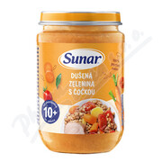 Sunar příkrm Dušená zelen.s čoč.od ukon.10m+ 190g _HRO-E