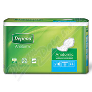 Depend Anatomic Normal inkont.vložné pleny 16ks