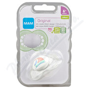 MAM Dudlík Original 6+m průhledný 1ks