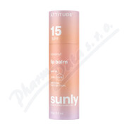 ATTITUDE Ochranný balzám na rty kokos SPF15 8.5g _BSP-CND