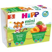 HiPP mini dezert jablka-meruňky BIO 5m 4x100g