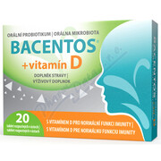BACENTOS + vitamín D orální probiotikum tbl.20 _CH8-CZ