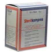 Gáza kompr.ster.10x10cm 8vrst.25x2ks Steriwund _STW-CZ