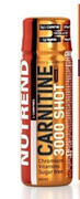 NUTREND CARNITINE 3000 SHOT 60 ml truskawka