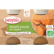 BABYBIO sladké brambory 4m+ 2x130g