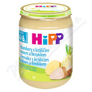HiPP BABY Ziemniaki z mięsem z królika i koper wł.190g