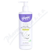 Happy sensitive mycí gel na vlasy a tělo 400ml TZM-PL