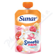 Sunar Kapsička Smootík malina jog.oves 12m+ 120g _HRO-E