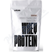 LIVLIFE Whey Protein s příchutí čokoláda 500g