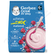 Gerber Cereal Ml.kaše na dobrou noc malin.230g 6m+