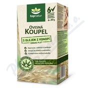 Topnatur Ovesná koupel s olejem z konopí 6x30g