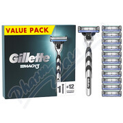 Gillette Mach3 holicí strojek+12 náhrad.hlavic _PGA-PL