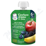 Gerber Jabl.ban.borův.ostruž.kapsička BIO 90g 6m+