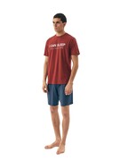 Piżama męska Sleeper 42614 czerwona Brak