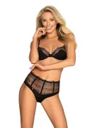 Komplet Sharlotte set 2 czarny Obsessive