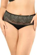 Figi szorty Diana czarno-zielone Nipplex