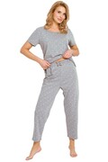 Piżama damska Meg 3325 01 szary melanż Taro