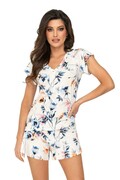 Piżama Astrid 1/2 ecru Donna