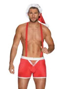 Komplet Mr Claus set czerwony Obsessive