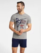 Piżama Flair 40676 jasno szara Brak