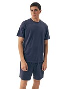 Piżama męska Shore 42601 niebieska Brak