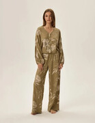 Piżama Fleur 42020 oliwkowa Henderson